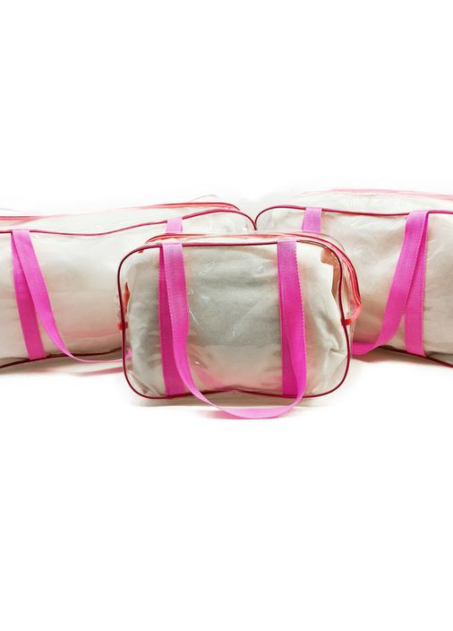 Набір з 3 сумок в пологовий будинок Комфорт рожевий EcoNova (267230729)
