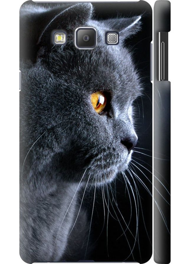 3D пластиковый матовый чехол 'Красивый кот' для Endorphone Samsung Galaxy A7 A700H (260597966)