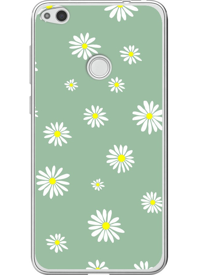 Силіконовий чохол 'Ромашки v4' для Huawei P8 Lite (2017) Endorphone Huawei P8 Lite (2017) (258091771)