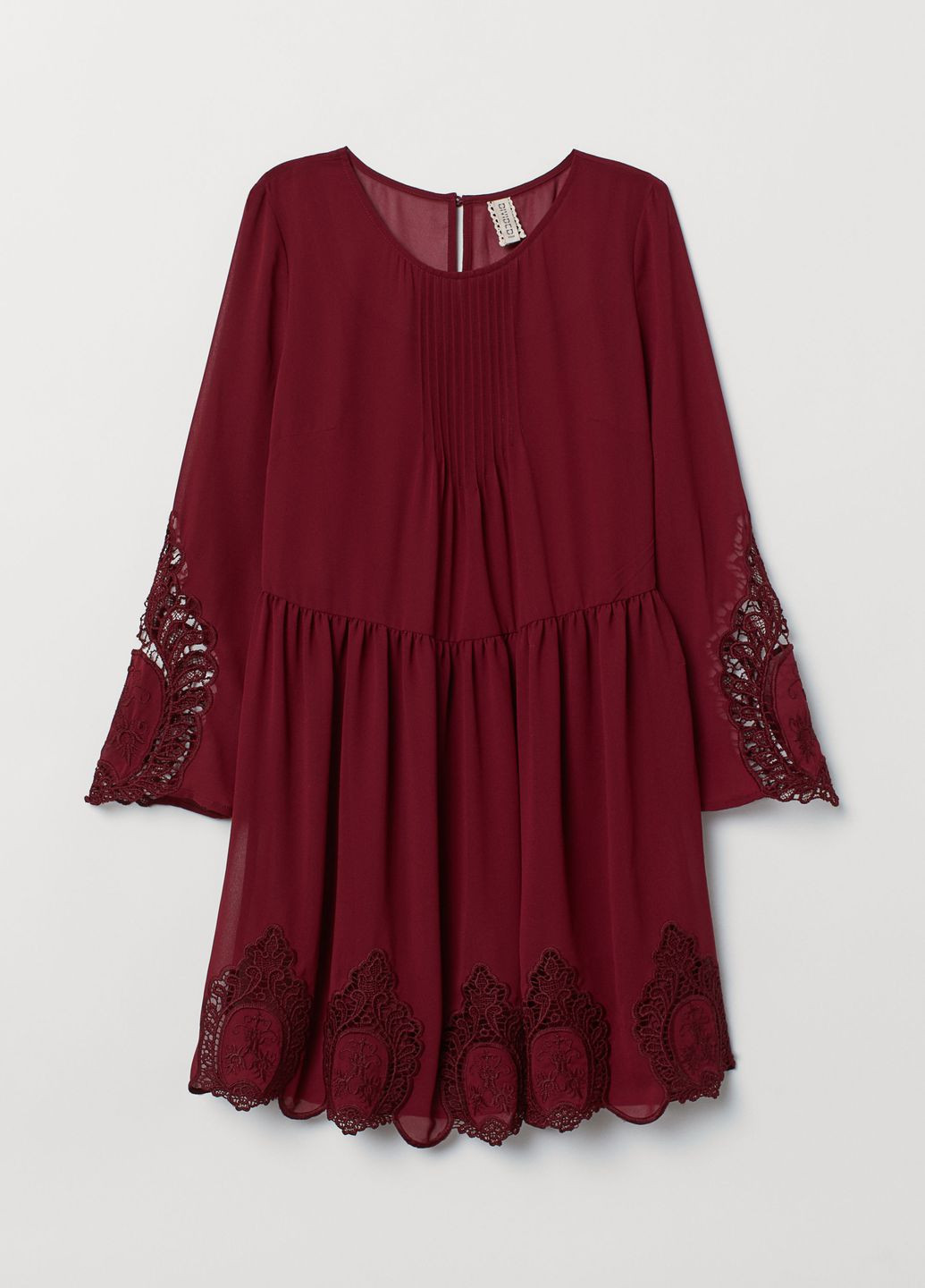 Бордова сукня демісезон,бордовий, divided H&M