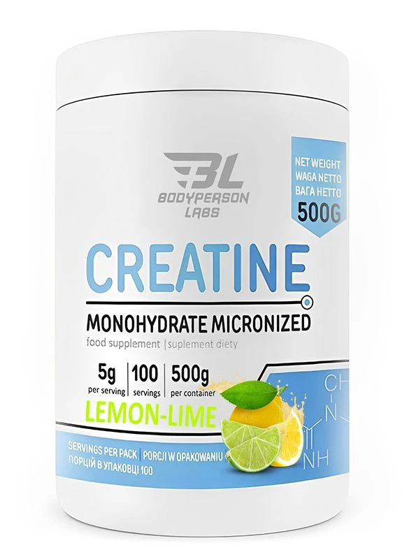 Креатин Creatine Monohydrate 500 g (Lemon Lime) Bodyperson Labs (274084820)