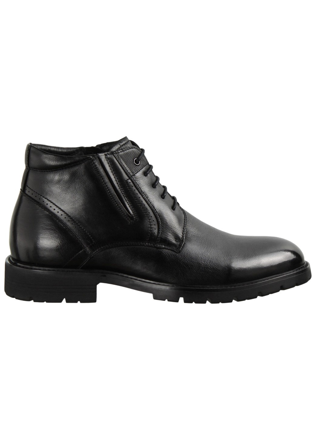 Черные зимние мужские ботинки классические 199944 Brooman