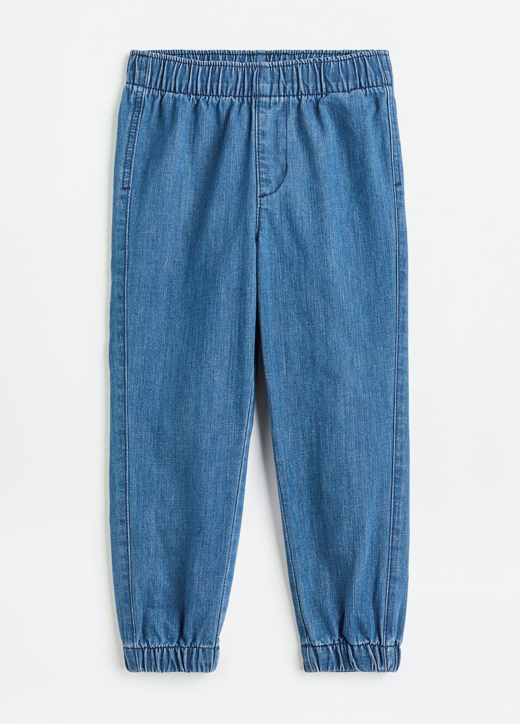 Голубые демисезонные джоггеры джинсы джоггеры H&M