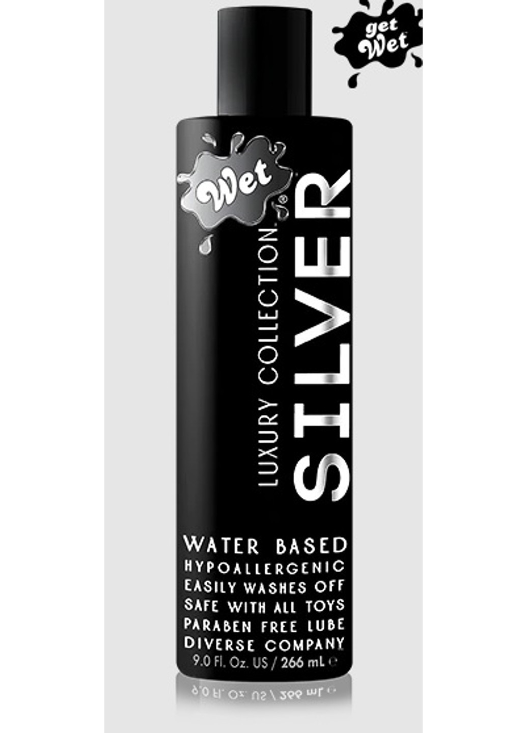 Преміум лубрикант на водній основі Silver, 266 мл Wet (257571973)