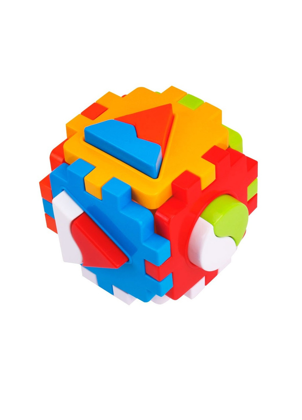 Іграшка куб "Розумний малюк Логіка 1" колір різнокольоровий 00-00034390 ТехноК (259422973)