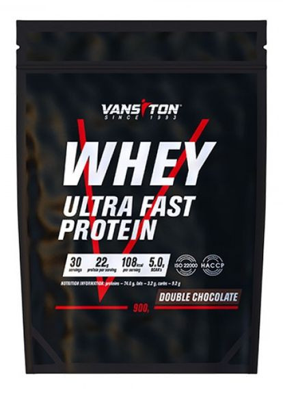 Протеїн Ultra Protein 900 г (Подвійний Шоколад) Vansiton (275864501)
