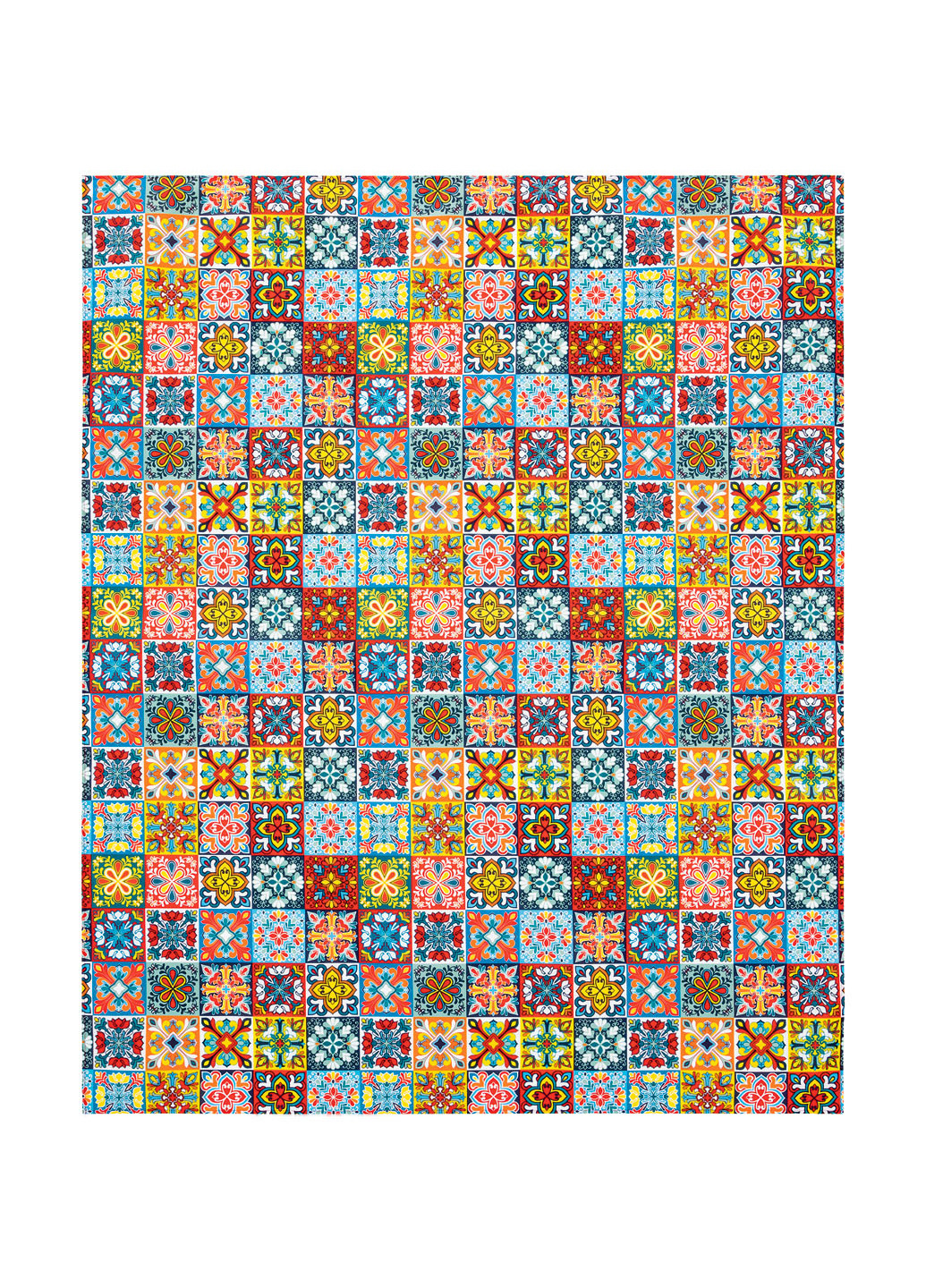 Скатерть на стол прямоугольная с принтом разноцветный Livarno home (257971894)