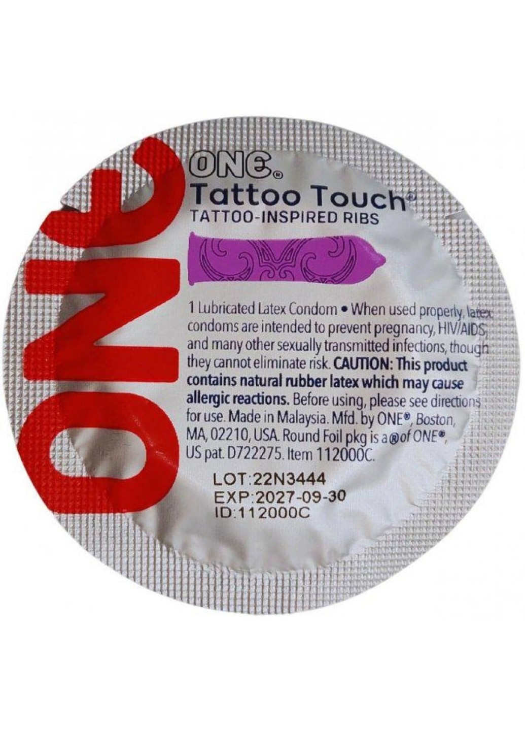 Презерватив Tattoo Touch One (273950831)