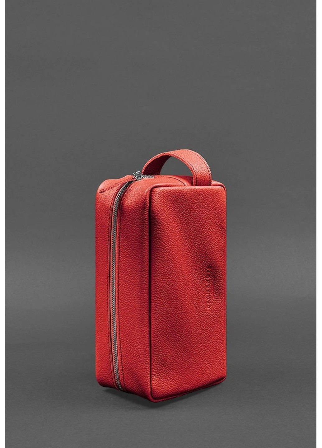 Жіноча шкіряна косметична сумка 6.0 Червоний флотар BN-CB-6-Rubin BlankNote (263519189)