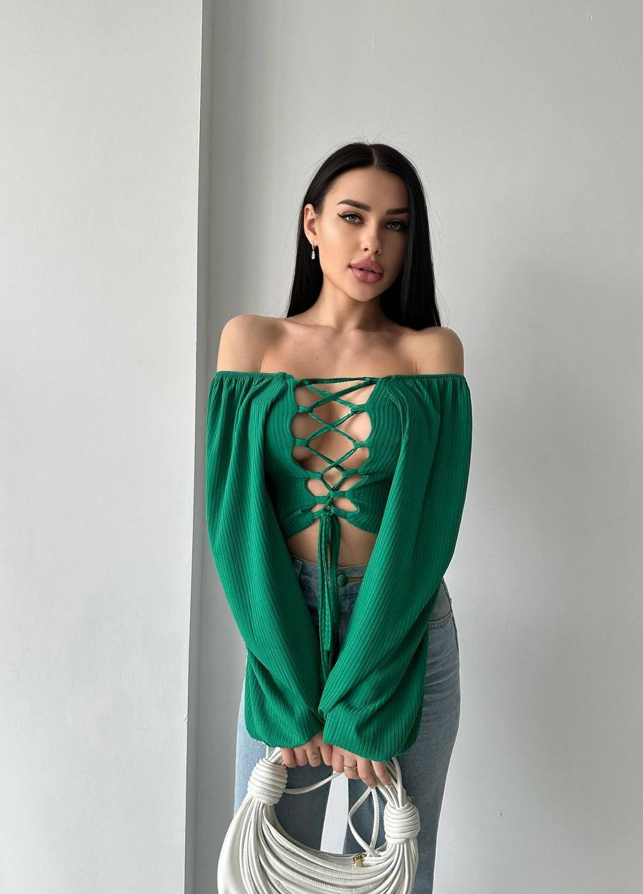 Шикарный топик из мустанга с регулируемыми плечами и с завязками на спине, стильный топ с открытой спиной и декольте No Brand 019-1 (277963335)