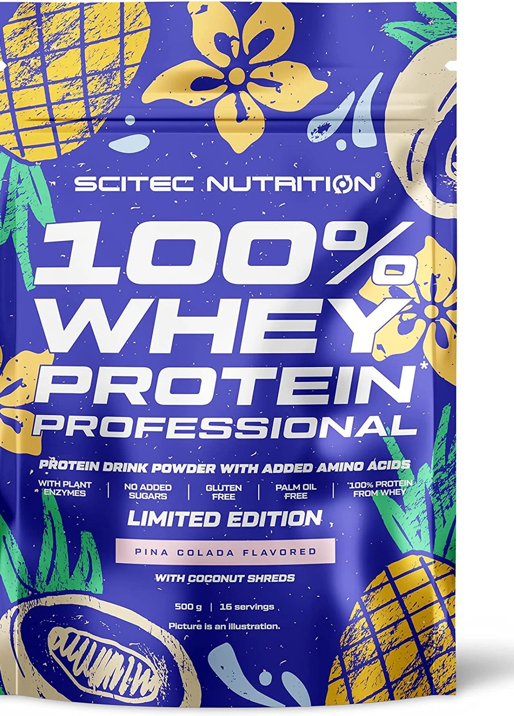 Протеїн Whey Protein Professional 500 gr (Pina colada) Scitec Nutrition (256718301)