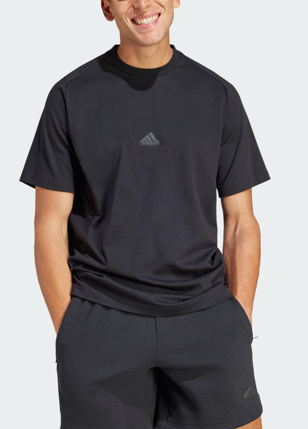 Чорна футболка z.n.e. adidas