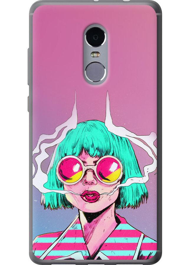 2D пластиковий чохол 'Поп арт дівчина' для Endorphone Xiaomi Redmi Note 4 (276193525)