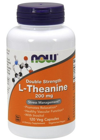 L-Theanine 200 mg 120 Veg Caps Now Foods (256722806)