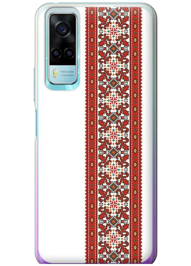 Силиконовый чехол 'Вышиванка 19' для Endorphone Vivo Y53s (269344270)