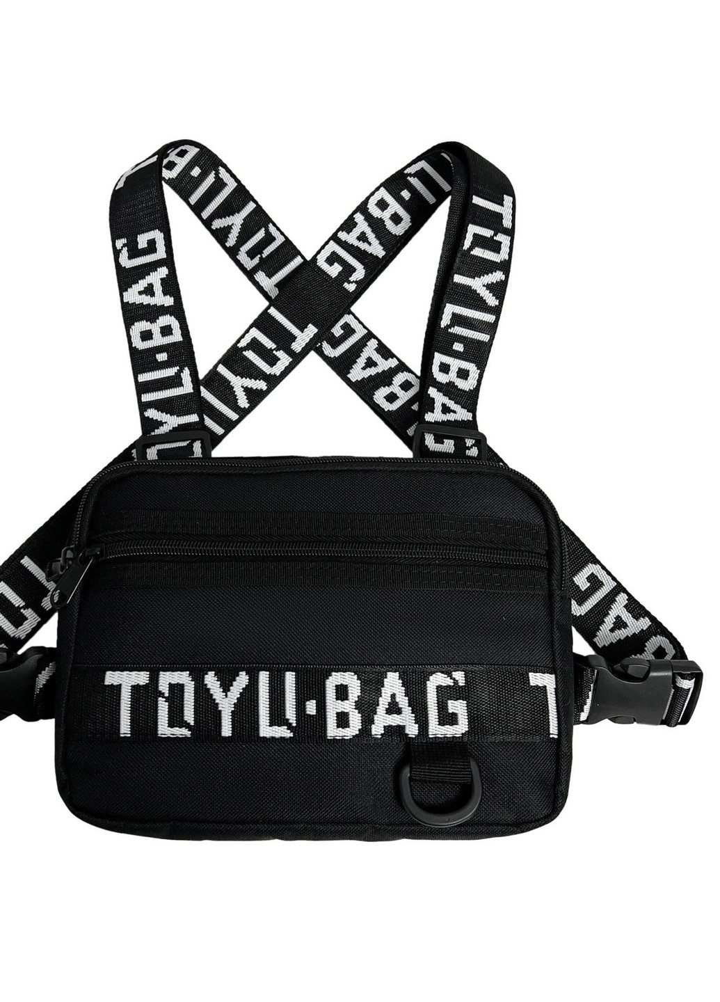 Нагрудна сумка TOYU BAG бронежилет 6021 чорна No Brand (258555830)