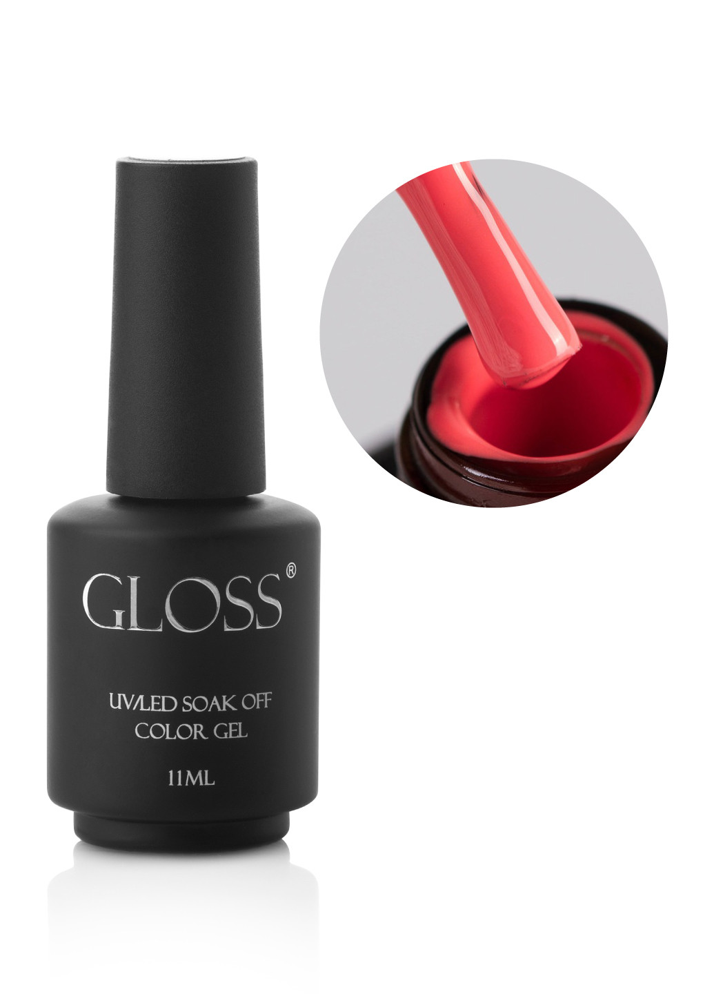 Гель-лак GLOSS 205 (брусничний), 11 мл Gloss Company Троянда (269462410)