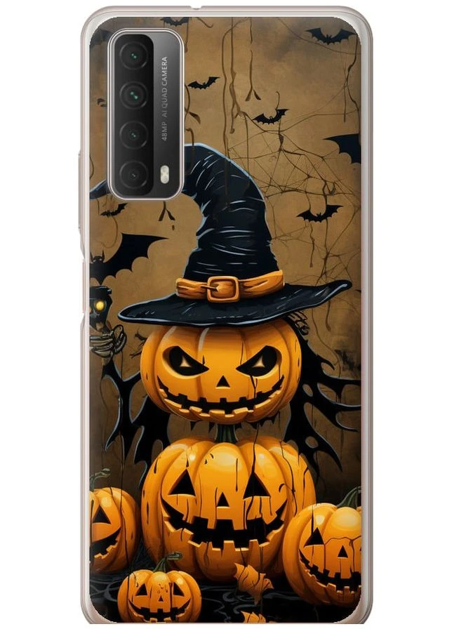Силиконовый чехол 'Halloween 1' для Endorphone Huawei P Smart 2021 (266806499)