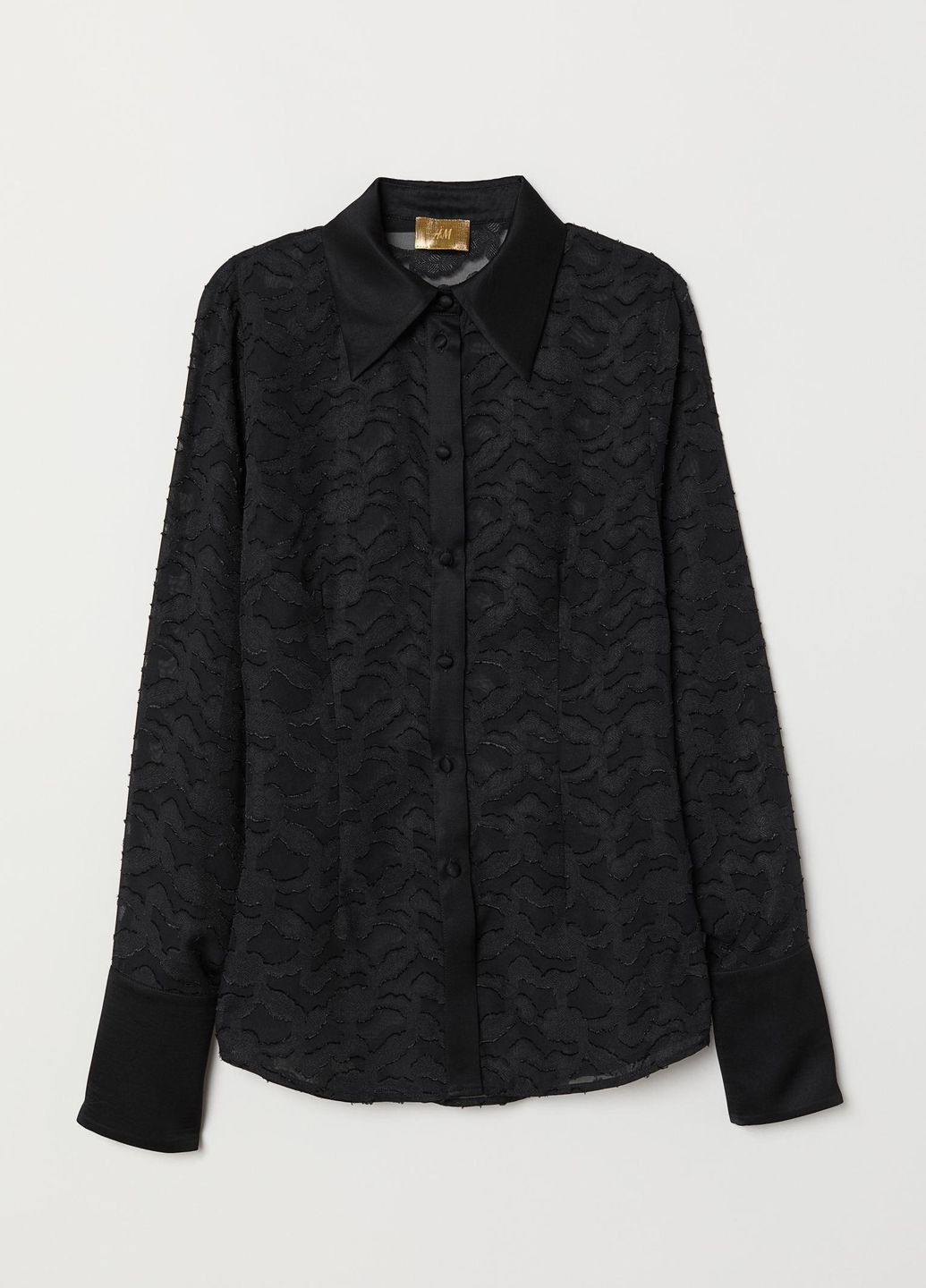 Черная блуза лето,черный, H&M