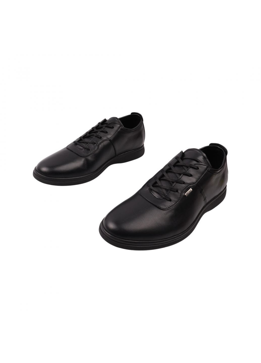 Черные кроссовки мужские черные натуральная кожа Brave 210-22DTC