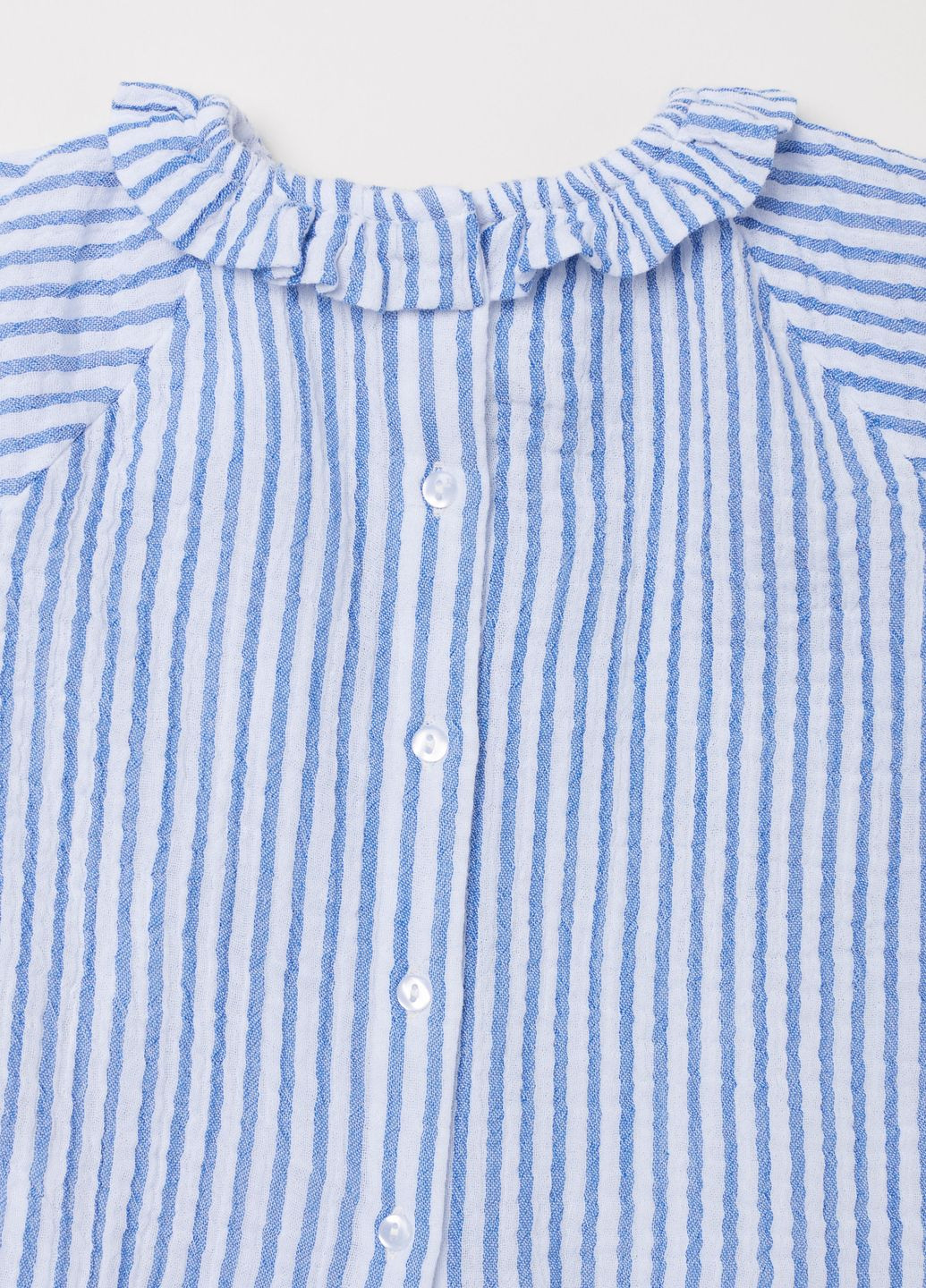 Блуза демісезон,білий-синій в смужку, H&M (267332186)
