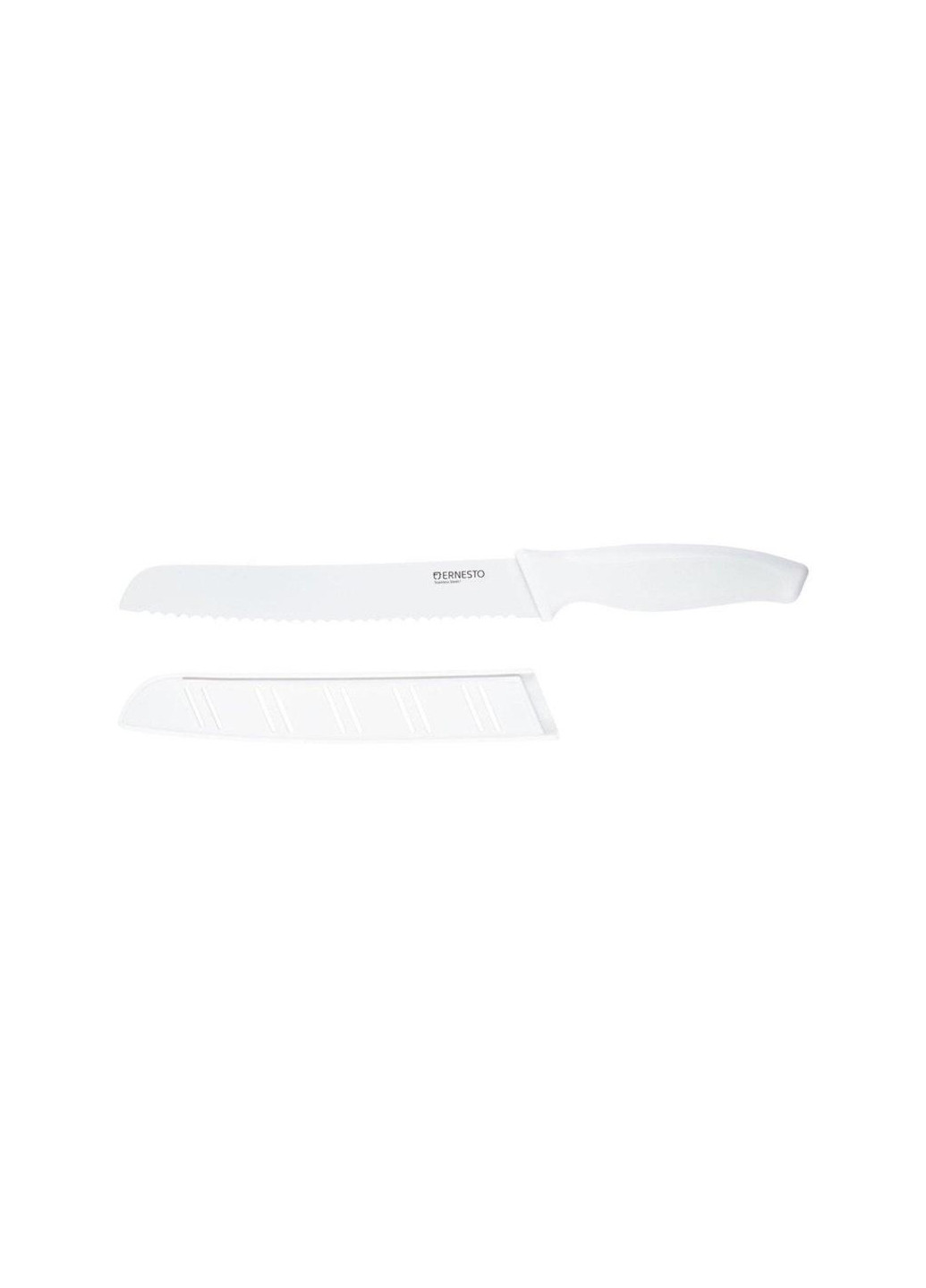 Кухонный нож для хлеба белый 20 см Ernesto (256978433)