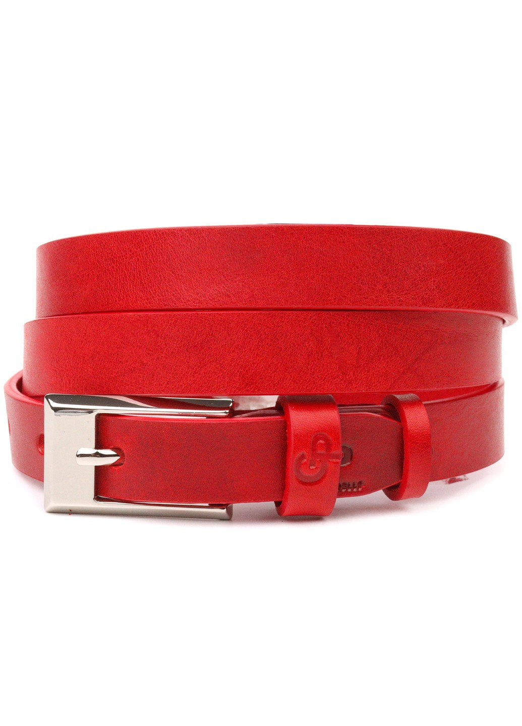 Привлекательный женский ремень из натуральной кожи 21445 Красный Grande Pelle (258267770)