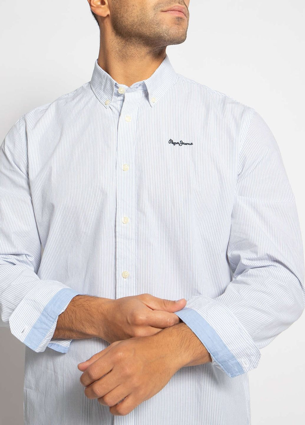 Голубой рубашка Pepe Jeans