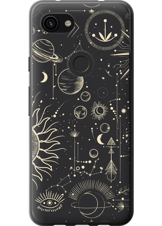 2D пластиковый чехол 'Фаза луны' для Endorphone Google Pixel 3a XL (258085648)