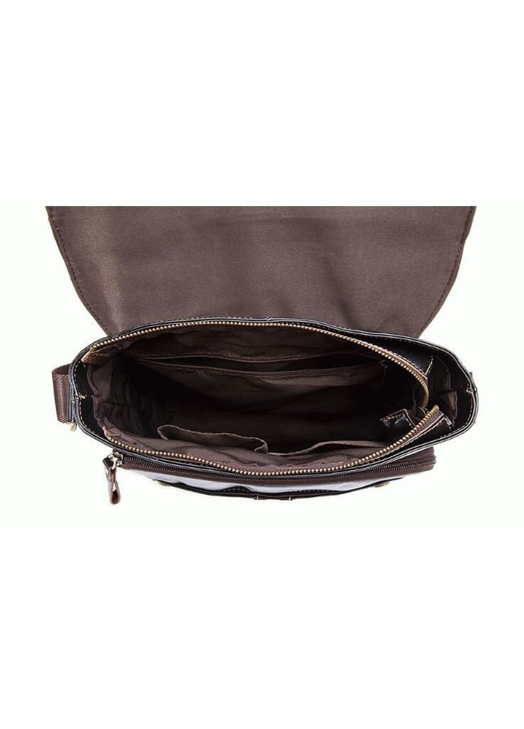Чоловіча шкіряна сумка 14612 Темно-коричневий Vintage (263776435)
