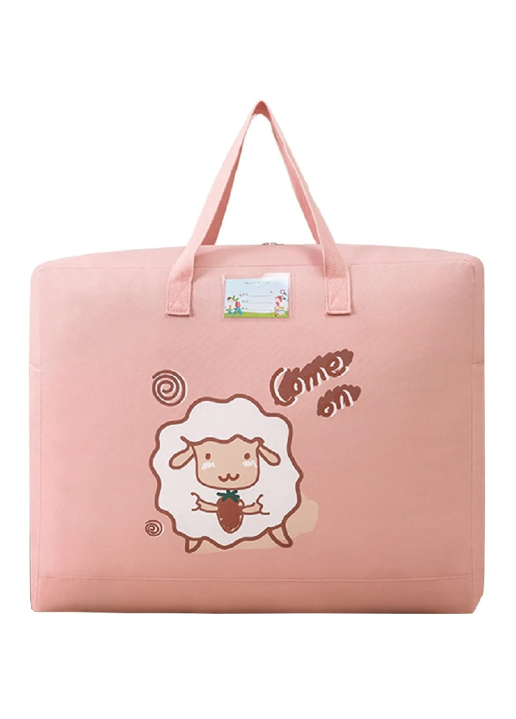 Сумка органайзер для перевозки транспортировки хранения вещей одежды одеял подушек 52х41.5х24 см (475263-Prob) Розовая Unbranded (264741655)