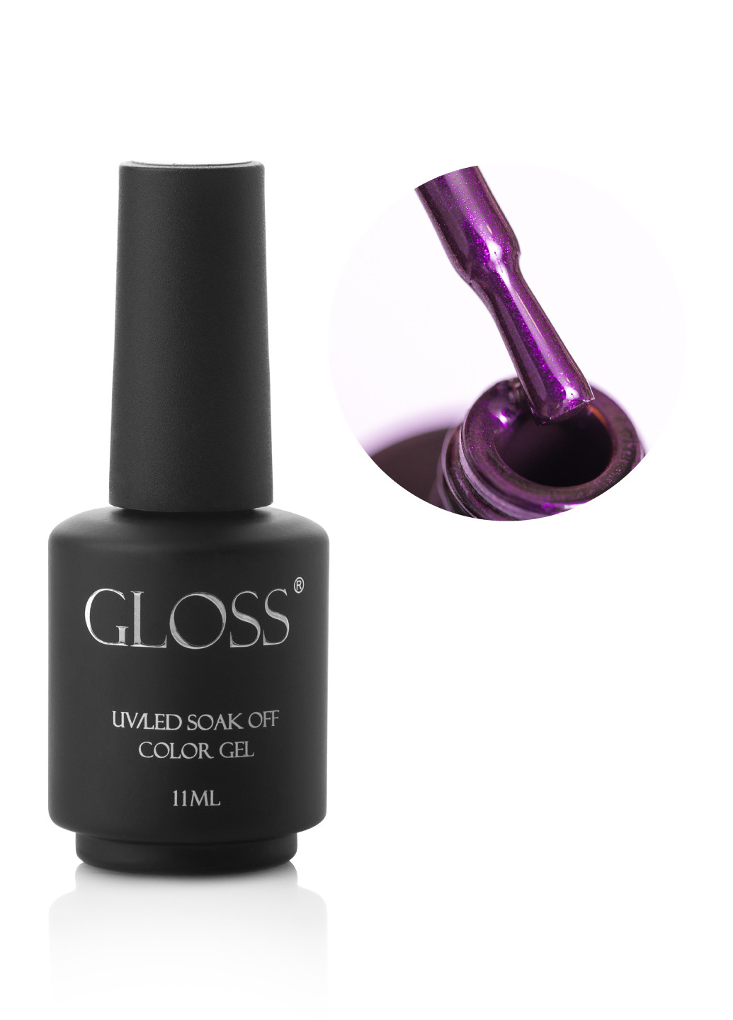 Гель-лак GLOSS 405 (фиолетовый с микроблеском), 11 мл Gloss Company Кристал (269119888)