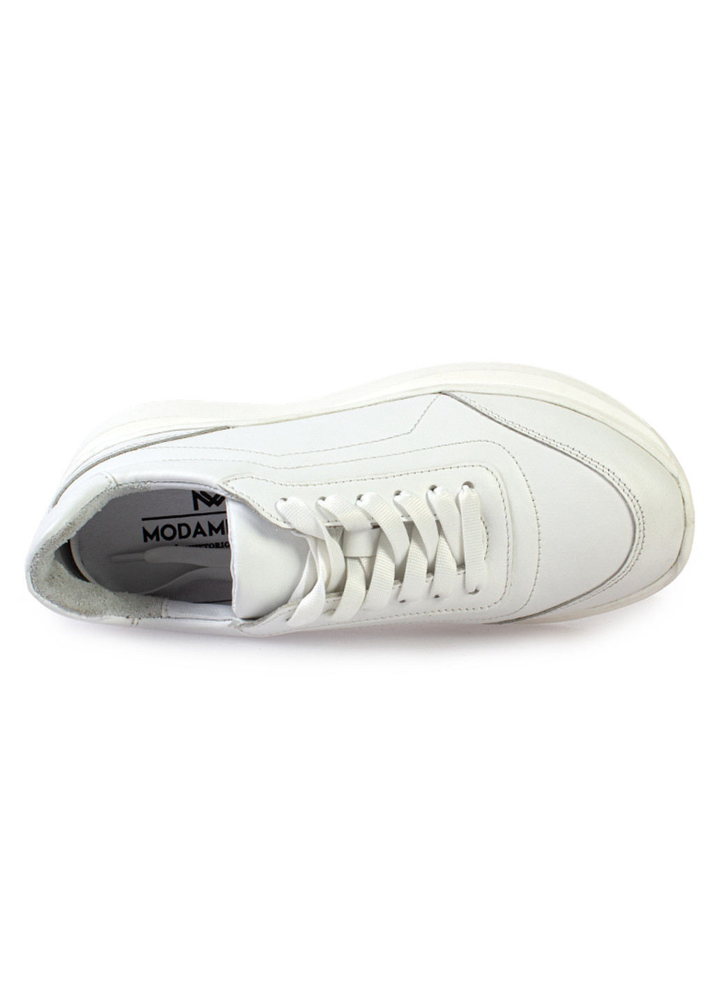 Белые демисезонные кроссовки женские бренда 8200315_(1) ModaMilano
