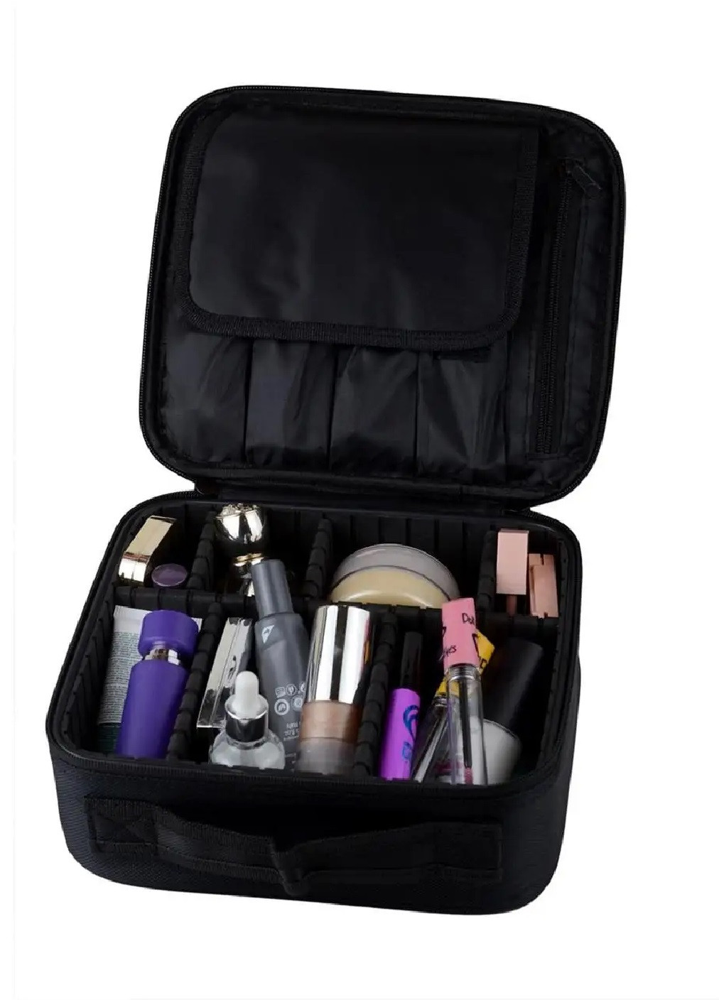 Органайзер бокс бьюти кейс косметичка чемоданчик сумка для хранения косметики и принадлежностей 25х22х10 см (474698-Prob) Черный Unbranded (259443744)