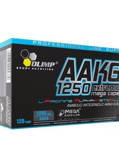 Olimp Nutrition AAKG 1250 Extreme Mega Caps 120 Caps Olimp Sport Nutrition (256719511)