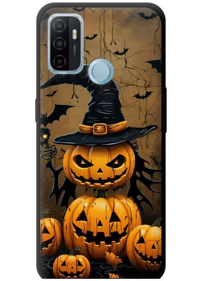 TPU чорний чохол 'Хелловін 1' для Endorphone Oppo A53 (266809019)