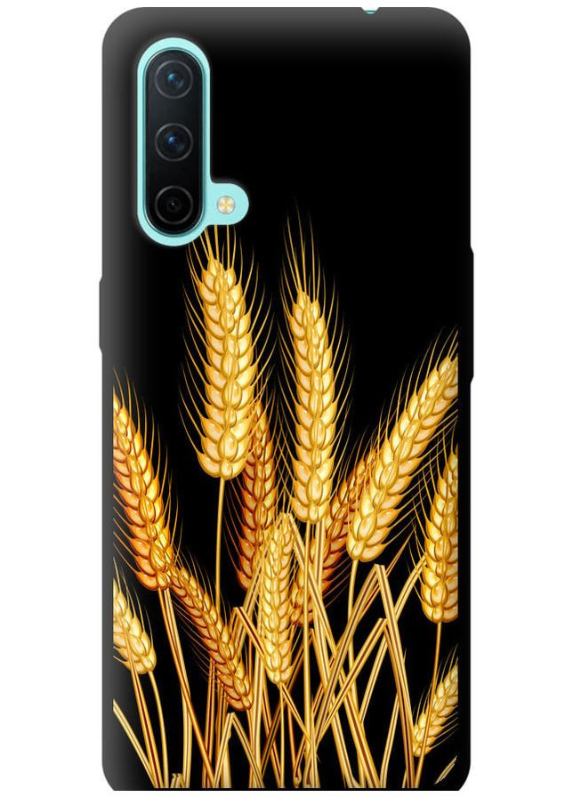 TPU чорний чохол 'Колоски пшениці' для Endorphone OnePlus Nord CE (277162176)