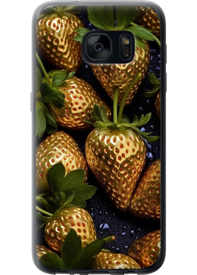 Силиконовый чехол 'Золотая клубника' для Endorphone Samsung Galaxy S7 G930F (259318970)