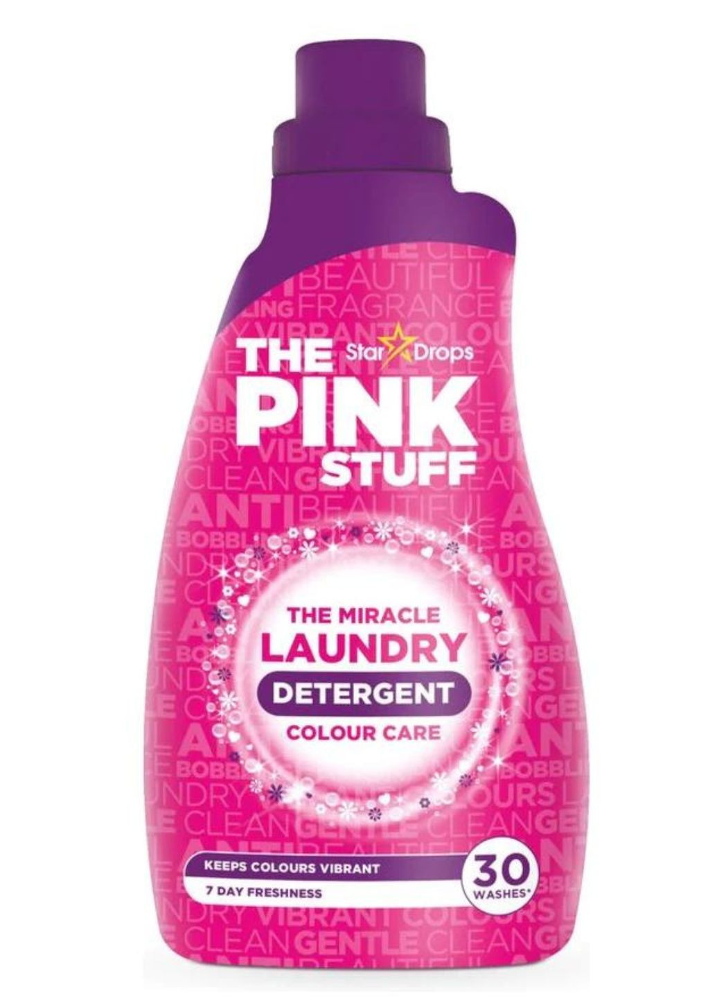 Гель-концентрат для прання кольорових речей The Miracle Laundry Detergent Colour Care 960 мл (30 прань) The Pink Stuff (263435215)