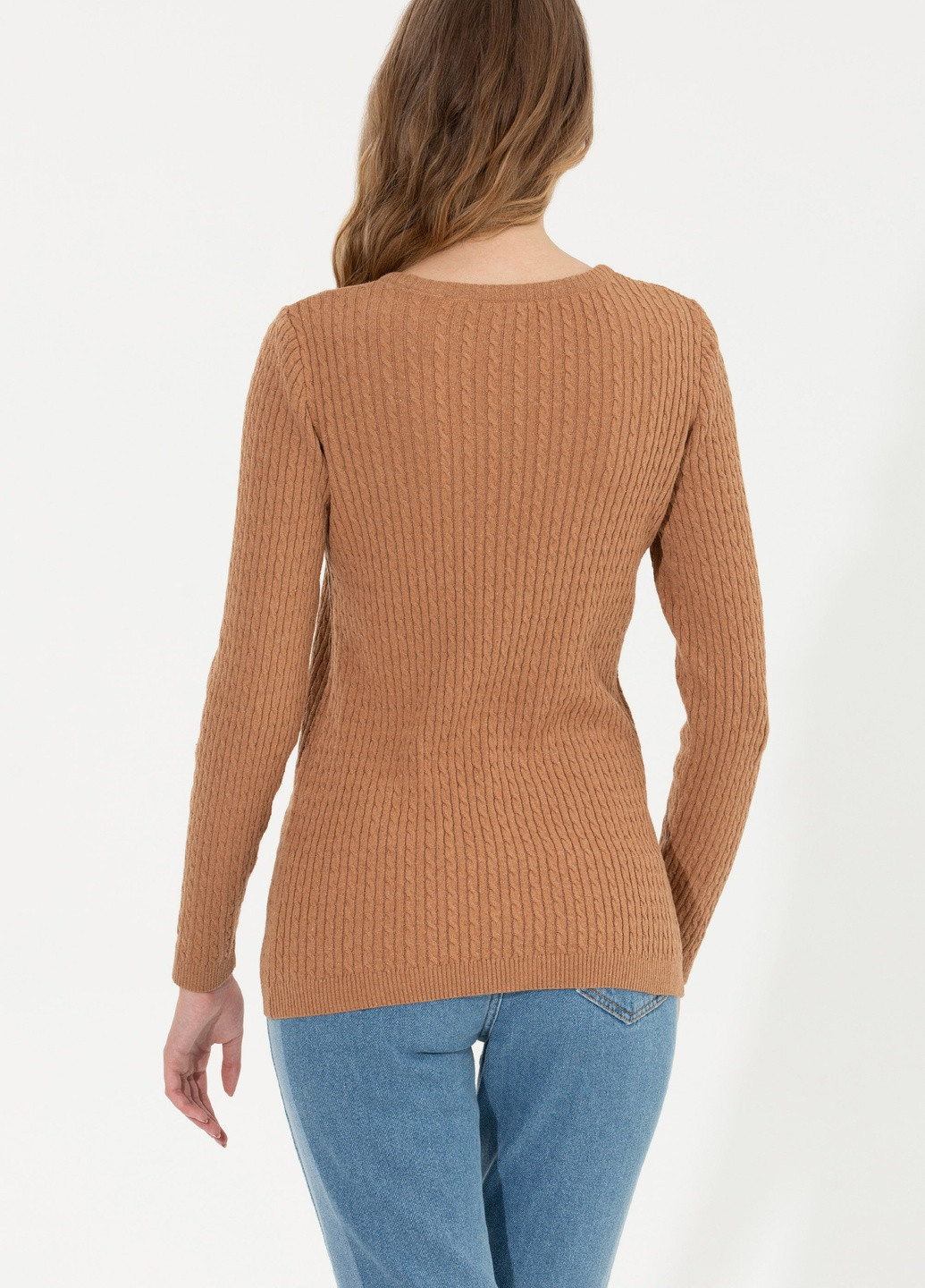 Світло-коричневий светр жіночий U.S. Polo Assn.