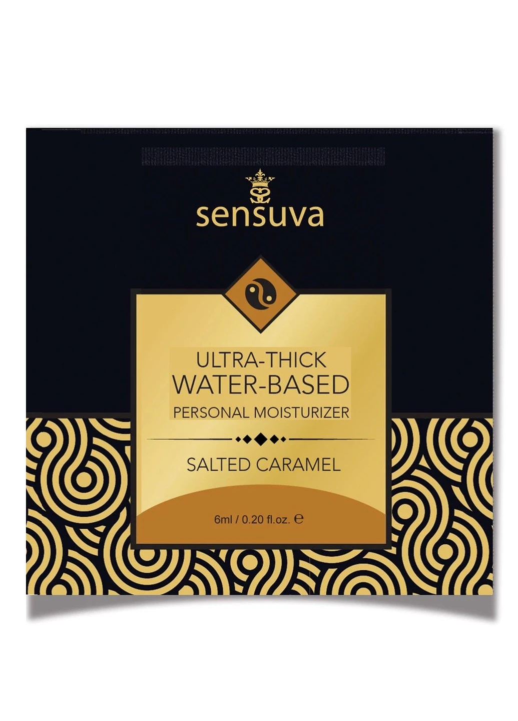 Пробник - Ultra–Thick Water-Based Salted Caramel (6 мл) Sensuva (277235671)