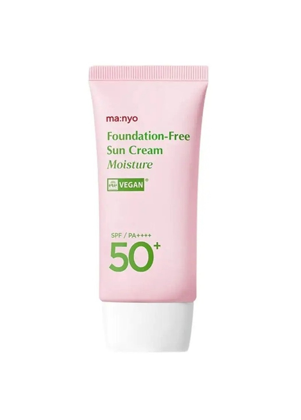 Солнцезащитный тонирующий крем для лица Foundation-Free Sun Cream Moisture SPF/PA++++ 50+ 50 мл Manyo (269237796)