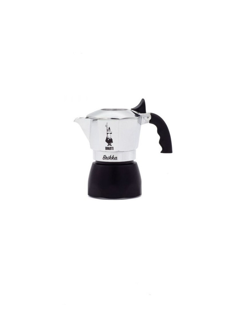 Гейзерная кофеварка New Brikka 120 мл на 2 чашки Bialetti (259942231)