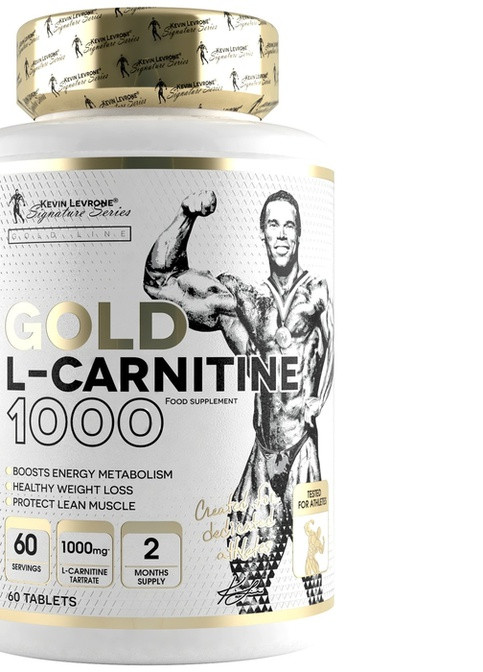 L-карнитин Gold L-Carnitine 1000 mg 100 tabs Kevin Levrone (259679570)