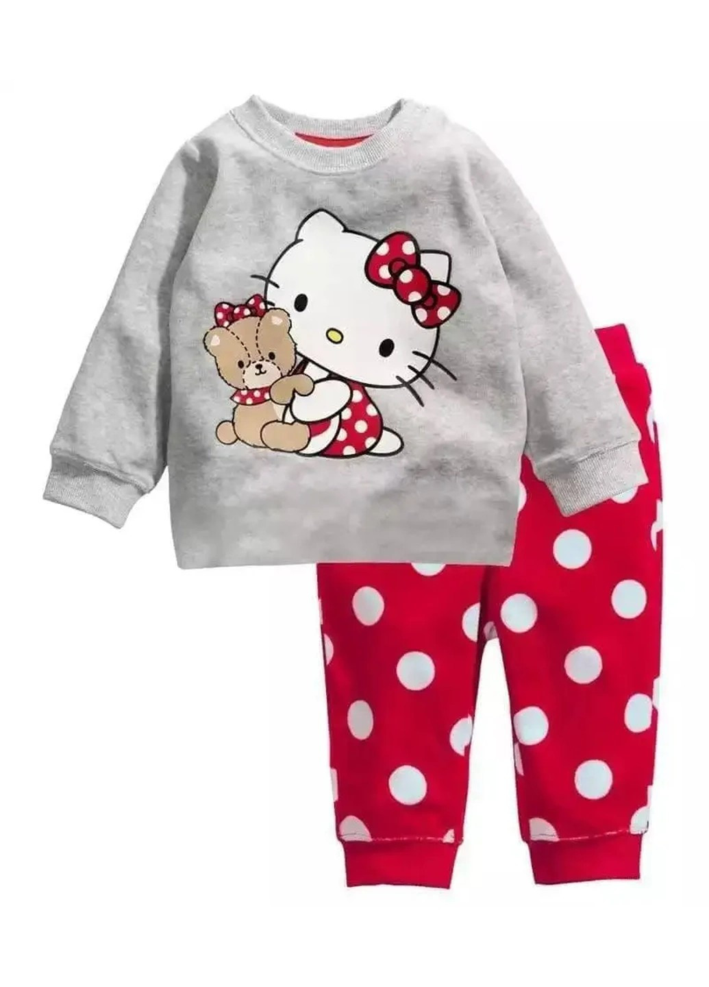Червона чудова і модна дитяча піжама для дівчинки у віці п'яти років. рост 110см. Baby