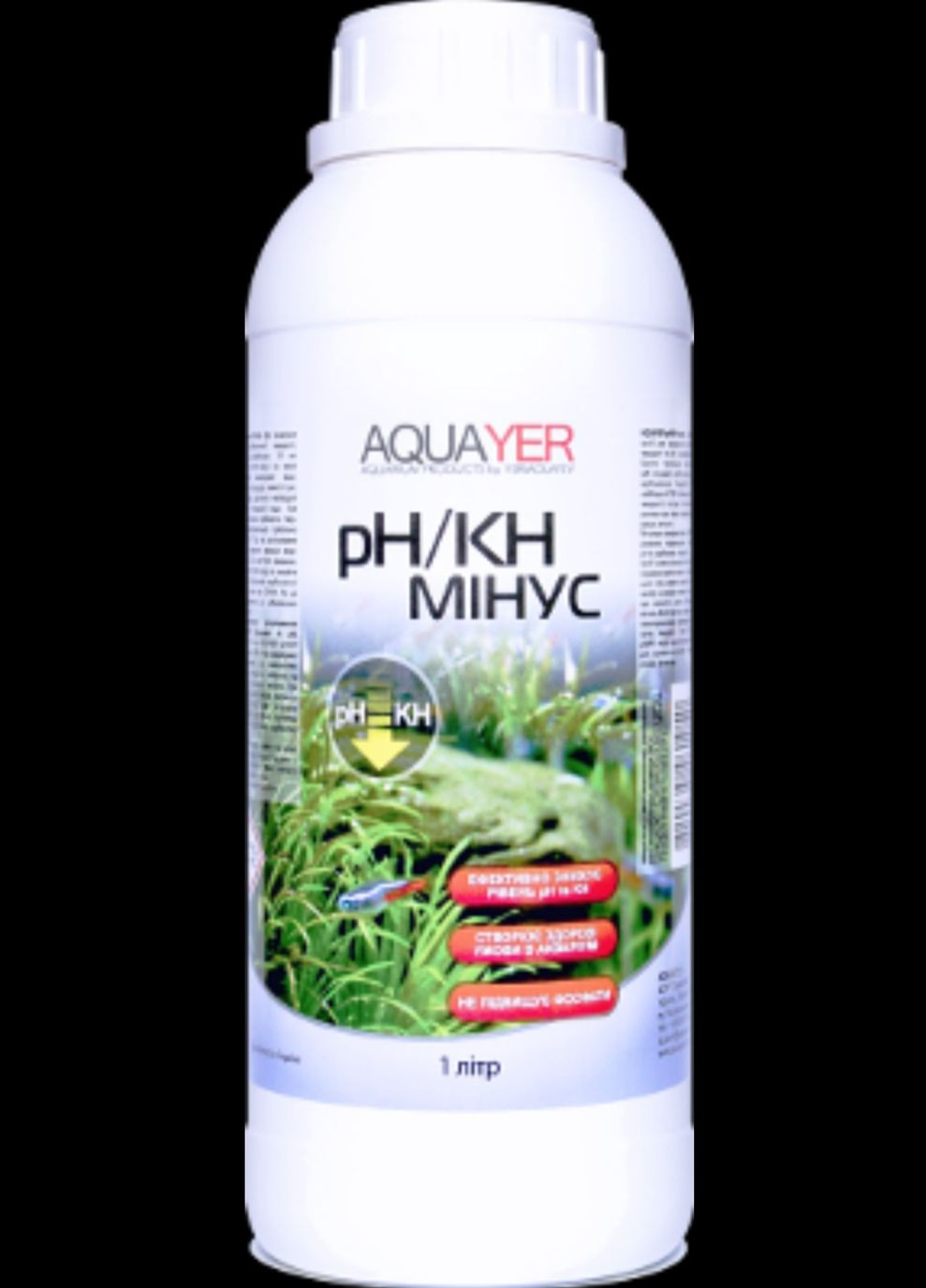 pH/KH минус 1л, средство для снижения карбонатной жесткости в аквариуме Aquayer (274065026)