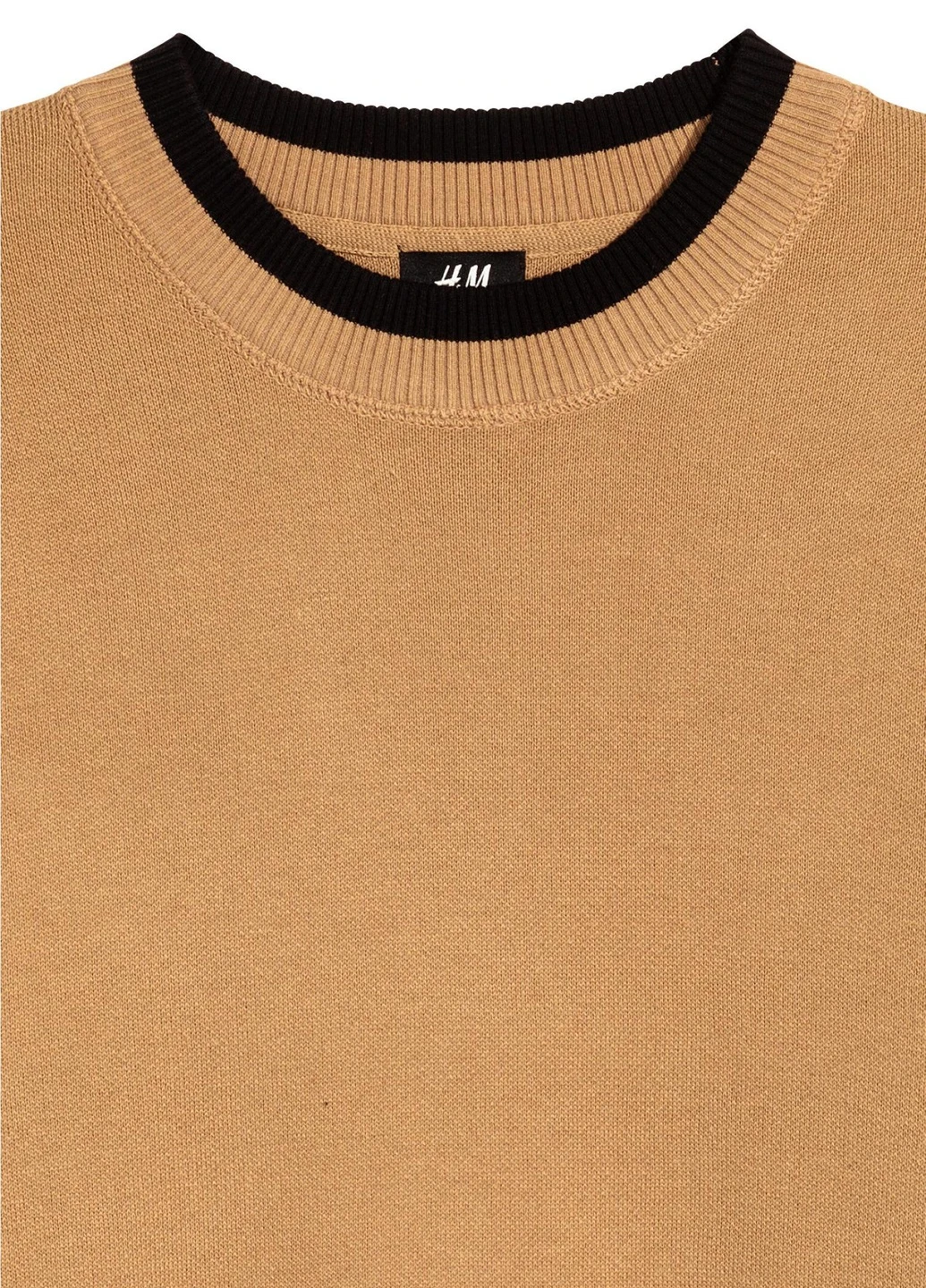 Горчичный джемпер,гірчичний-чорний, H&M