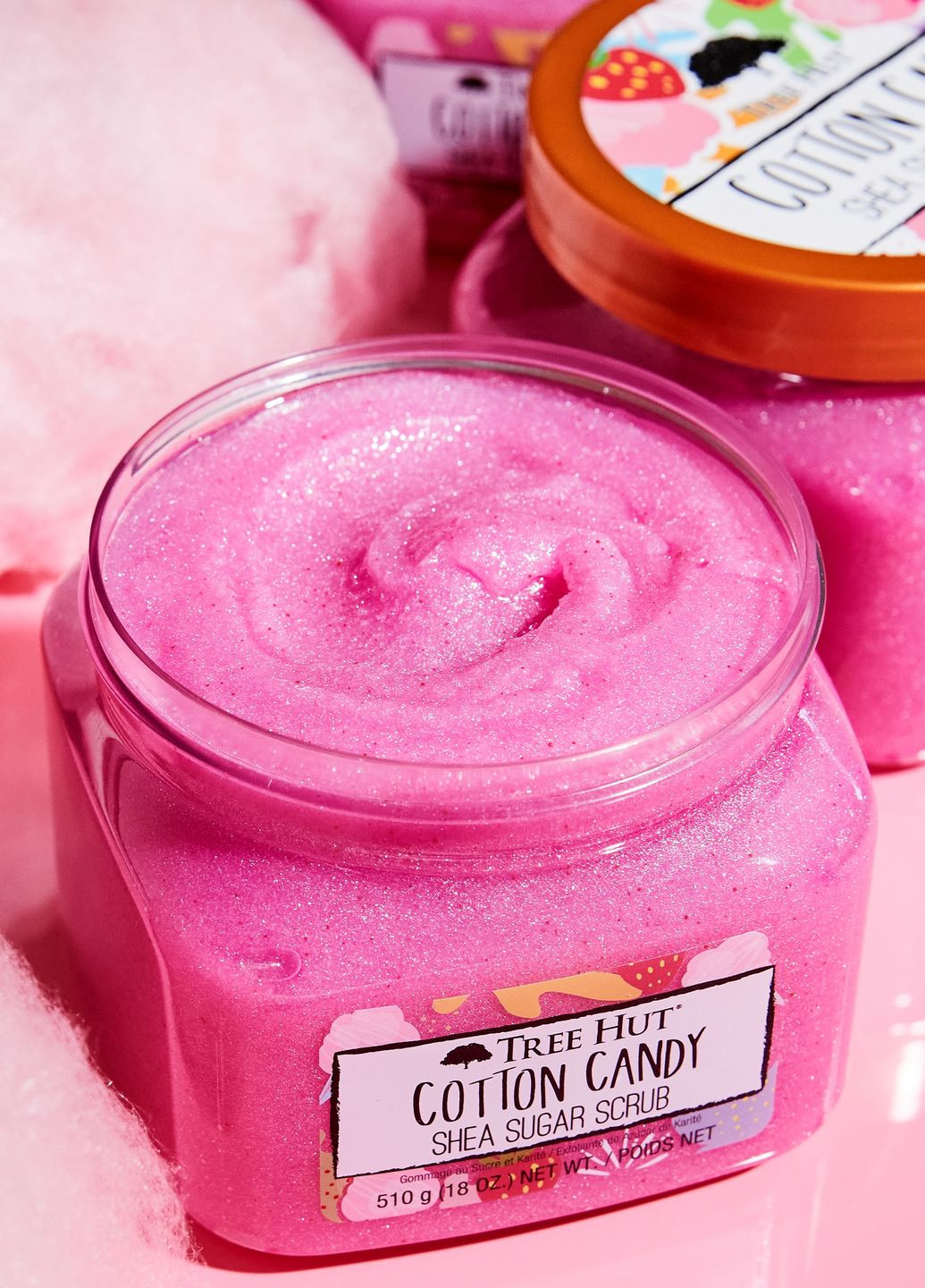 Скраб для тела "Сахарная вата" Cotton Candy Sugar Scrub, 510 г Tree Hut (260600317)