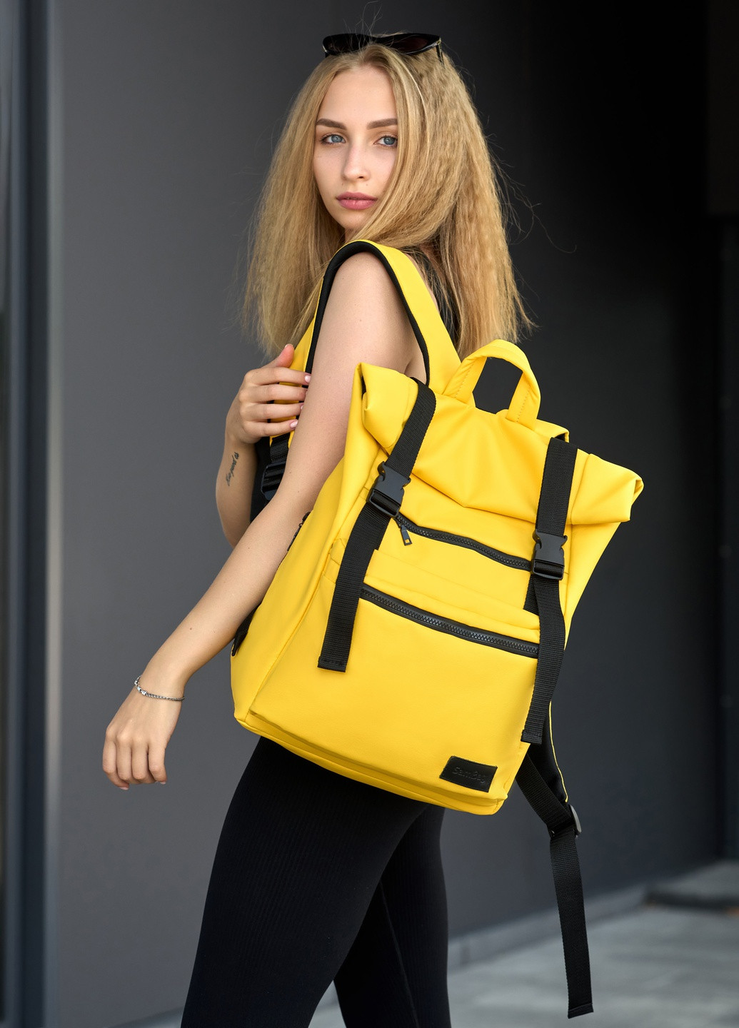 Женский рюкзак ролл RollTop Zard желтый Sambag (259188098)