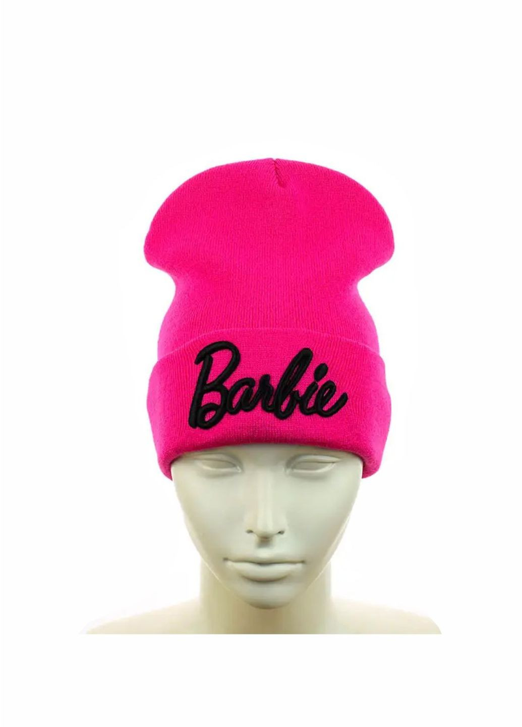 Молодежная шапка бини лонг Barbie (Барби) No Brand бини лонг (276534615)